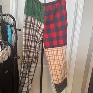 PacSun Women's Patchwork Plaid Pajama Pants